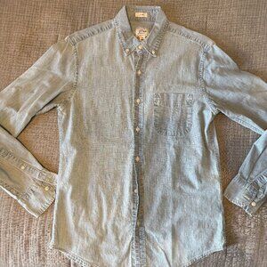 J. Crew long sleeve chambray button down
